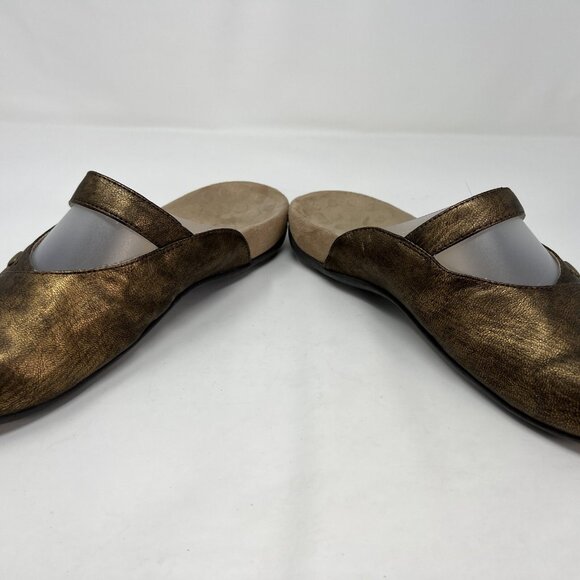 Vionic Mary Jane Slides Copper Womens Size 9 Mule Comfort Slip On - Picture 5 of 10